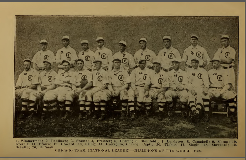 1908 Cubs World Series